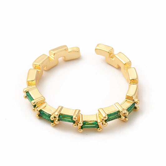 Green CZ Ring