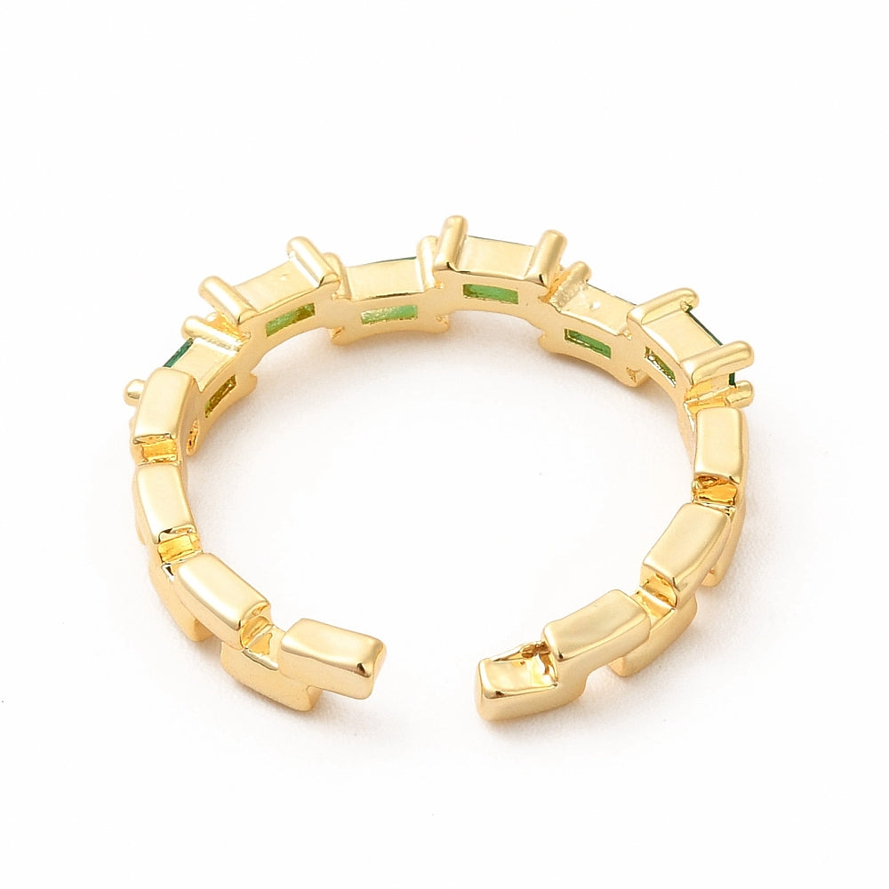 Green CZ Ring