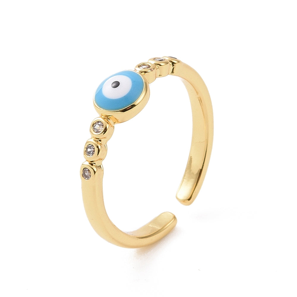 Turquoise Evil Eye Ring