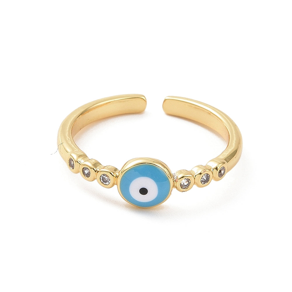 Turquoise Evil Eye Ring