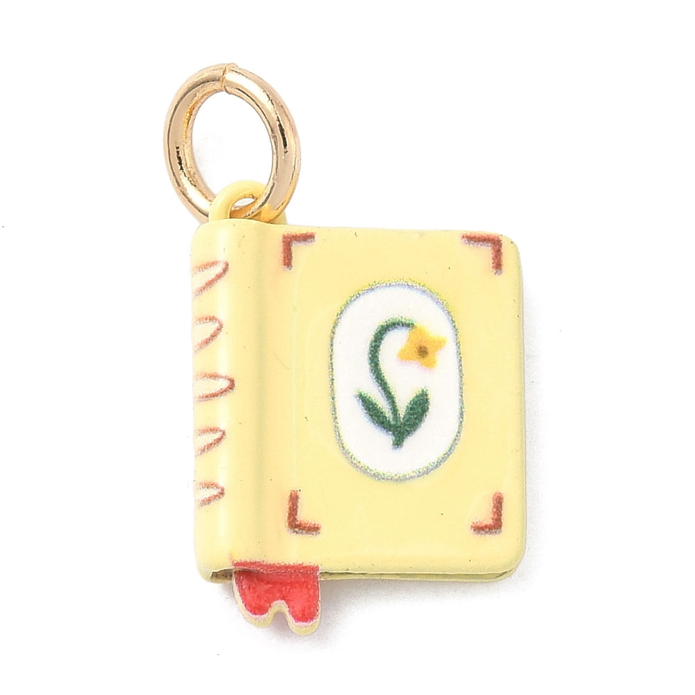 Small Colourful Book Charm
