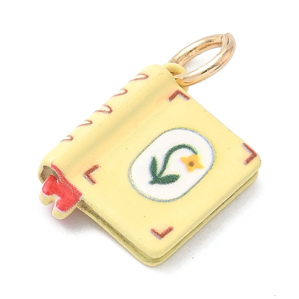 Small Colourful Book Charm