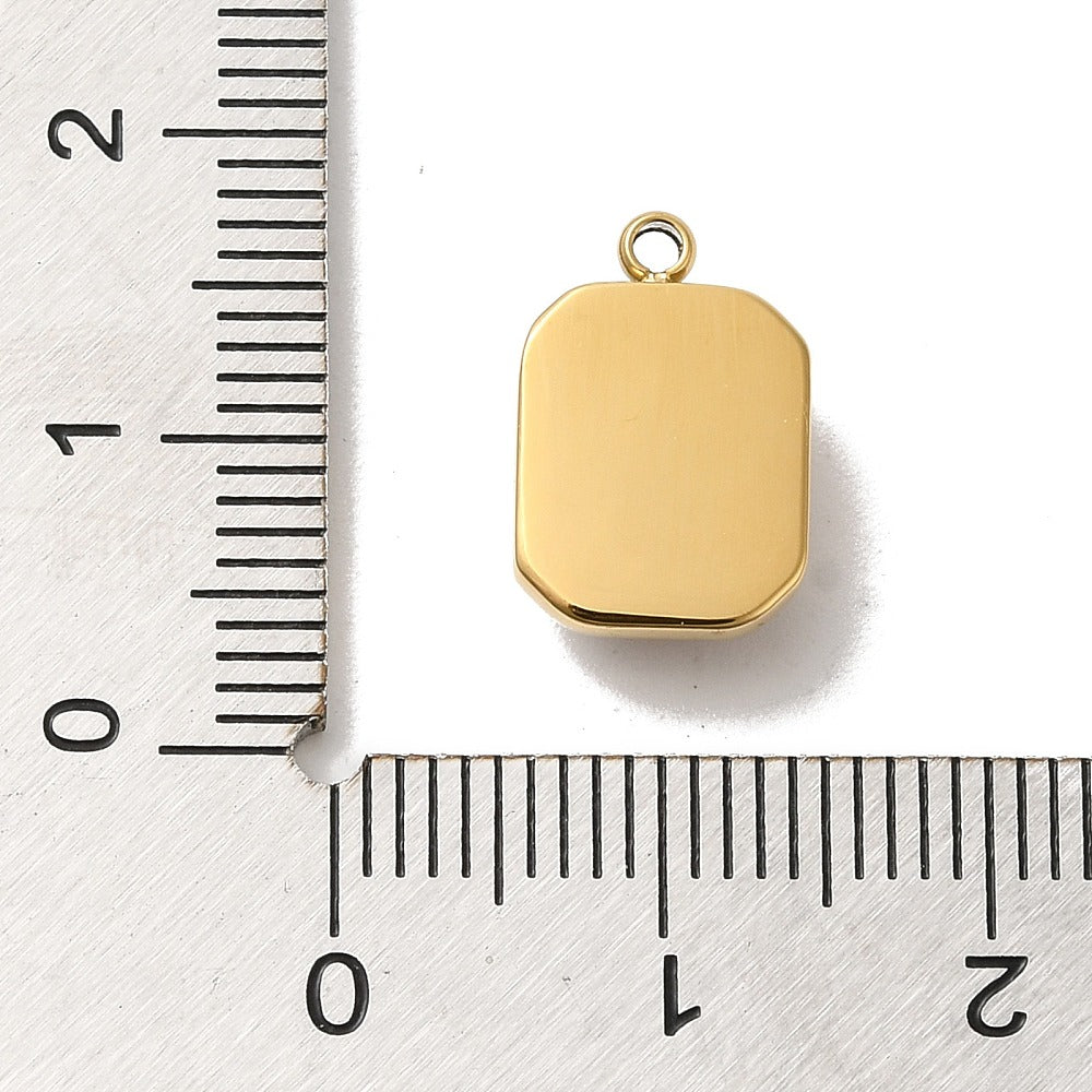 Gemstone Charm Green