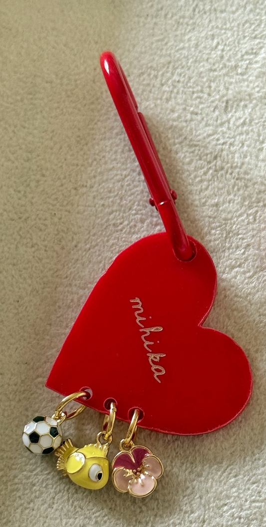 Bag Charm with Carabiner