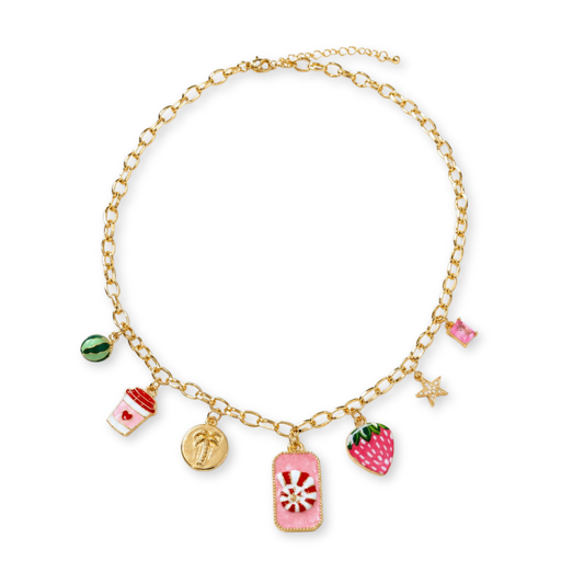 Beach Vacay Charm Necklace