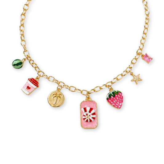 Beach Vacay Charm Necklace