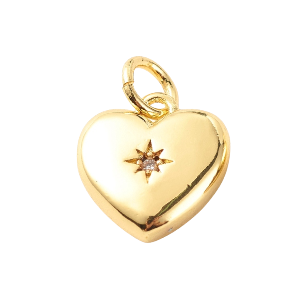 Heart Crystal Charm