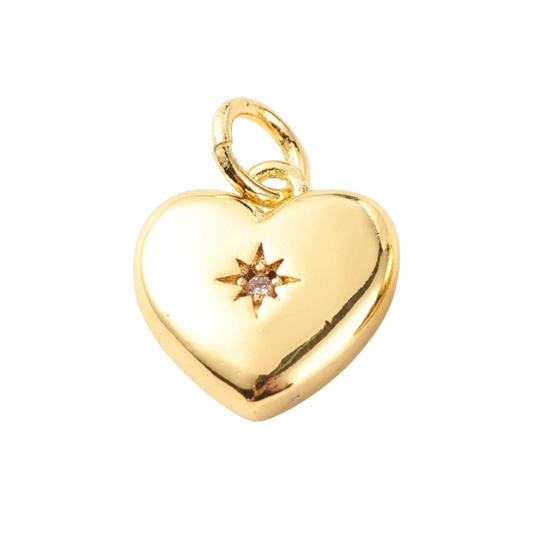 Heart Crystal Charm