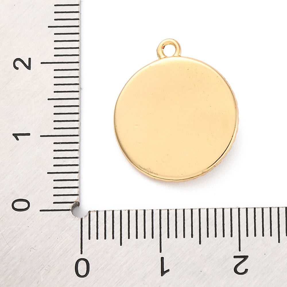 Flower Coin Charm