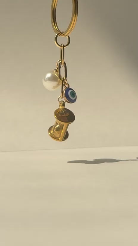 Hour Glass Key Chain